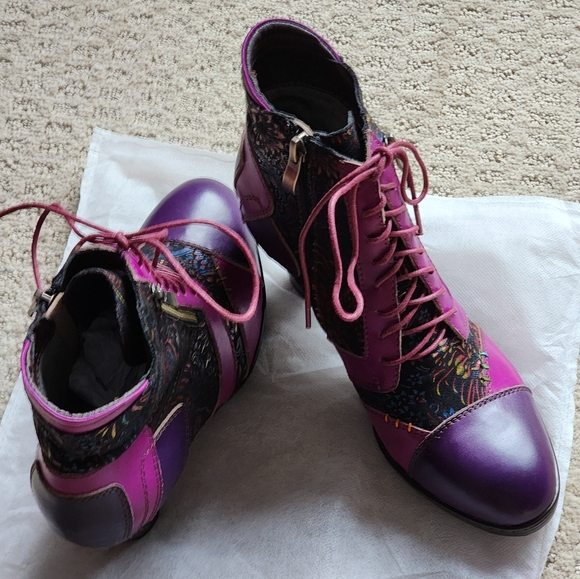 BRAND NEW SUPERLADYSTAR ANKLE BOOTS - Picture 8 of 9